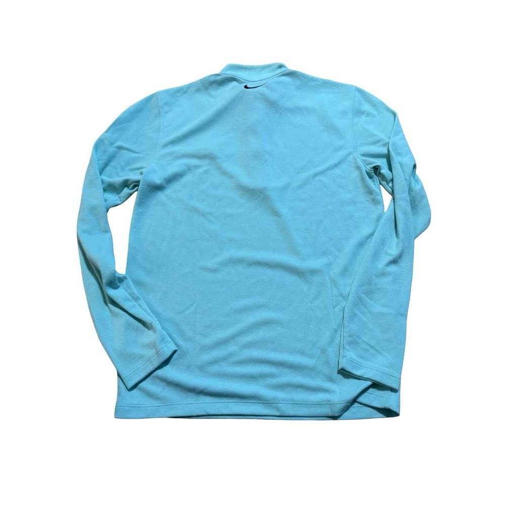 Nike Men's Dri-FIT Victory Golf ½ Zip Long Sleeve Turquoise - New - Small - Picture 3 of 6